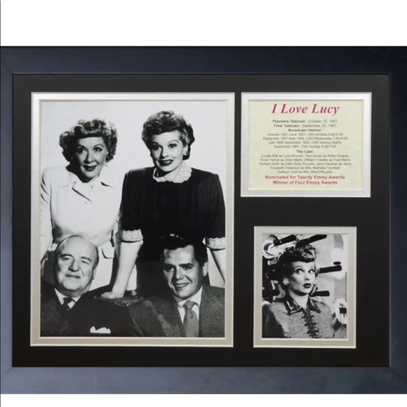 I Love 💗 Lucy Framed Art - Picture 3 of 6